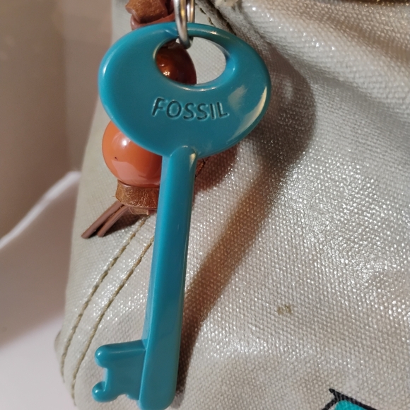 Fossil Key Per City Birds Fabric/Canvas Purse - Picture 13 of 16